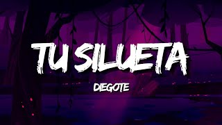 DIEGOTE  TU SILUETA LetraLyrics [upl. by Keare559]