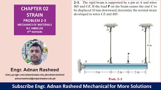 23 Chapter 2  Strain  Mechanics of Materials by RC Hibbeler [upl. by Brigida243]