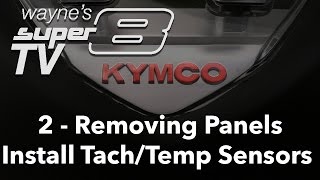 2  Super8 Removing Panels and Installing Tach and Temp Sensors [upl. by Deste]