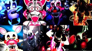 15 MANGLE JUMPSCARES  FNAF amp Fan Games  IULITM [upl. by Wahl]