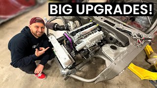 1000HP 2JZ gets FITTED with some wild parts [upl. by Adnaw]