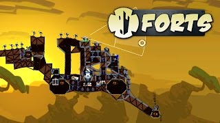 Forts  Best Cannon Fort Ever  Lets Play Forts Multiplayer Gameplay [upl. by Vincenta107]