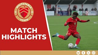 Whitstable Town vs Lydd Town  Key Match Highlights [upl. by Niac]