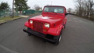 4K Review 1989 Jeep Wrangler Islander 4WD 5Speed Manual Hardtop Virtual TestDrive amp Walkaround [upl. by Brittani]