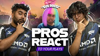 Valorant Pros React to Fan Clips and Giveaway Free Skins [upl. by Eeznyl685]