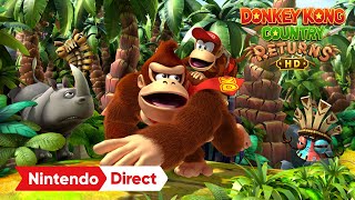 Donkey Kong Country Returns HD – Announcement Trailer – Nintendo Switch [upl. by Lledualc]