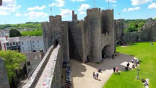 Pembroke Castle Pembroke Pembrokeshire Wales 2022 [upl. by Hanan]