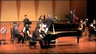 Ziliang Song plays Bach Piano Concerto in F minor BWV 1056 Largo and Presto [upl. by Nwahs]