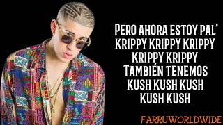 Krippy Kush Remix Lyrics  Farruko Ft Nicki Minaj 21 Savage amp Bad Bunny [upl. by Imij]