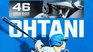 SHOHEI OHTANI TIES CAREER HIGH with his 46th home run  大谷翔平ハイライト [upl. by Alair]