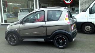 Mini Moped Microcar Mgo diesel  Cantara sounds  no cardrivinglicense needed [upl. by Eselahs]