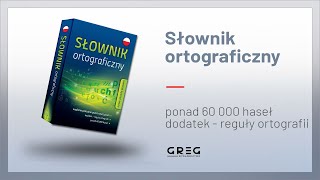 Słownik ortograficzny [upl. by Pitarys]