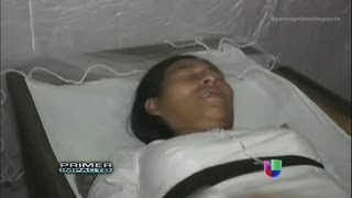 Una mujer en Nicaragua se metió viva en un ataúd  Primer Impacto [upl. by Anerac]