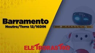 Barramento NeutroTerra 1216DIN Schneider  Eletrorastro [upl. by Marquis]