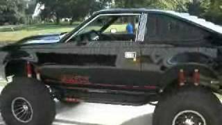 Black Redneck DONK car lifted burnout [upl. by Emogene]