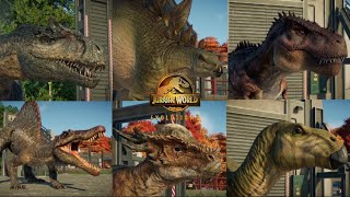 RELEASING ALL MY FAVOURITE DINOSAURS IN JURASSIC WORLD EVOLUTION 2 [upl. by Lehcnom511]