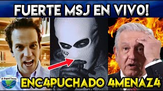 ENCAPUCHADO IRRUMPE PROGRAMA DE LORET MANDA MSJ DE ADVERTENCIA A AMLO [upl. by Annel51]