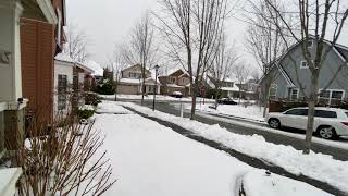 Snow in Issaquah Highlands 2020 January [upl. by Nosnirb292]