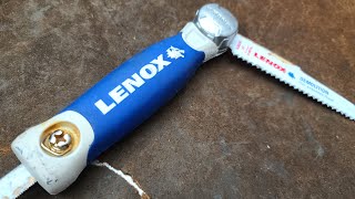 Lenox 2In1 Hacksaw BladeSawzall Blade Jab Saw Review [upl. by Beichner]