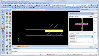 Creating AEC Wall styles from Lines and Hatch in Caddie AEC Architecture dwg software [upl. by Roter]