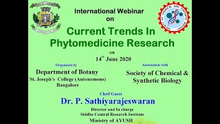 Phytomedicine International Webinar Cheif Guest amp Session 1 [upl. by Leontyne49]