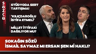 Stüdyoda Gergin Anlar Kemal Kılıçdaroğlu İstifa Etmeli  İsmail Saymaz Ersan Şen [upl. by Atimed246]