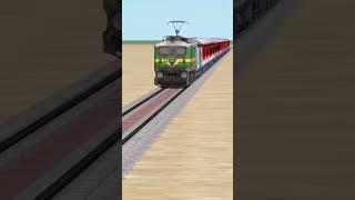 TRAINS VS SHARP TURN  Train Simulator  BUMPY RAILROAD  RAILWORKS  INDIAN TRAIN SIMULATOR 2024 [upl. by Pompea622]