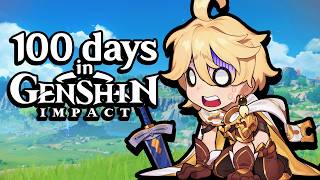 I Played 100 Days of Genshin Impact [upl. by Eelegna]