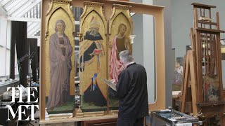 Conserving the Giovanni di Paolo Altarpiece [upl. by Nayrb]