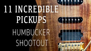 11 Humbucker Pickup Shootout  Bare Knuckle EMG Lollar and more [upl. by Nnayelsel318]