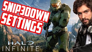 Snip3down Halo Infinite Settings Are The Best OLD SETTINGS [upl. by Letti]