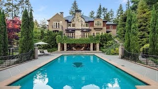 Elegant ResortStyle Estate in Bellevue Washington [upl. by Burkhart709]