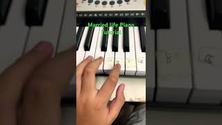 Married Life Piano Tutorial [upl. by Ordnajela]