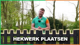 Zelf een COMPOSIET HEKWERK plaatsen Zo doe je dat [upl. by Girardo]