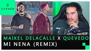 REACCIÓN a Maikel Delacalle Quevedo  Mi Nena Remix [upl. by Valenba]