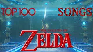 TOP 100 The Legend of Zelda Songs of All Time [upl. by Kimberly318]