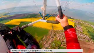 Microlight Flying Experience in a Flex Wing Two Two Flight [upl. by Holms904]