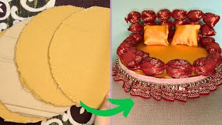 DIY Laddu Gopal ji Singhasan 🦚🪷 Diwali Special 🪔  Easy Tutorial  diy laddugopalsinghasan [upl. by Selegna]