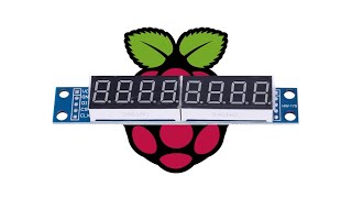 Raspberry Pi  8x 7segmentdisplay module HW179 [upl. by Ylle]