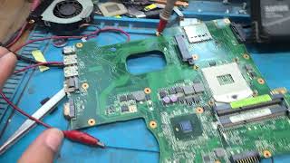 WHY  ASUS K42F LAPTOP MOTHERBOARD NON REPAIRABLE [upl. by Ulyram799]