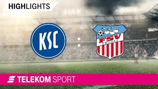 Karlsruher SC  FSV Zwickau  Spieltag 2 1819  Telekom Sport [upl. by Eimmelc]