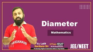 Diameter  Mathematics  L15  IITJEE [upl. by Chatav]