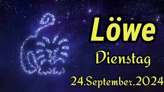 LÖWE Horoskop heute Dienstag 24 SEPTEMBER 2024 ♌️ [upl. by Rosenzweig]