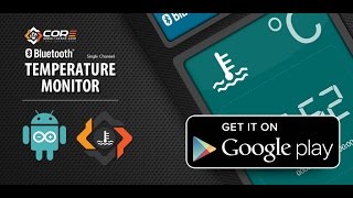 Android DS18B20 Bluetooth HC06 Temperature Monitor with Arduino Microcontroller [upl. by Ardnael]