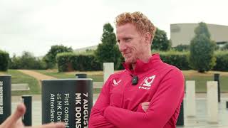 INTERVIEW Dean Lewington on two decades at MK Dons [upl. by Bevvy]