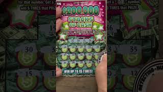 One Ticket Quickie  TN 5 quot200000 Stacks of Cashquot  WINNER No 8 💰💰 scratchtickets tnlottery [upl. by Akinet601]