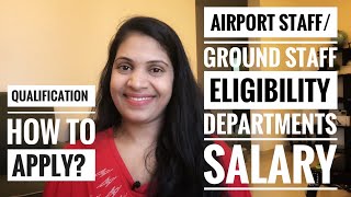 Airport Staff Jobs  Ground Staff Jobs  How To Apply  Eligibility  Malayalam [upl. by Terese]