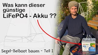 Wir bauen ein ElektroBeiboot  ⛵️ Redodo Batterie Test [upl. by Sasnak918]