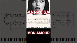 MON AMOUR  ANNALISA  ritornello al pianoforte ritornellipop shots [upl. by Siari]