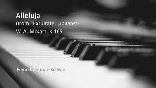 quotAllelujaquot from Exsultate jubilate  WA Mozart K165 Piano Accompaniment [upl. by Ahseem334]